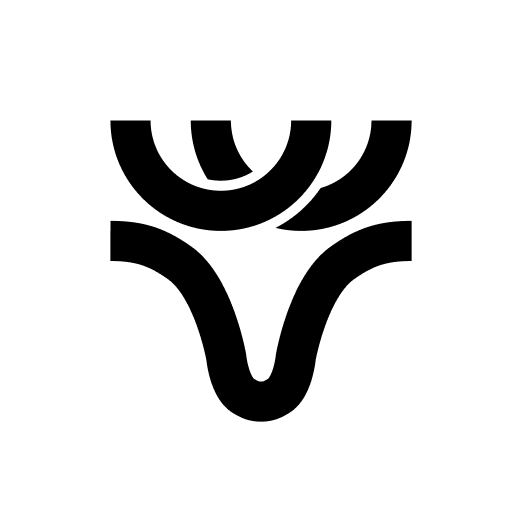 Logo on White Round Background